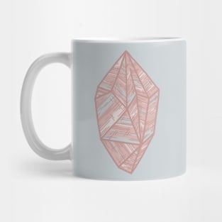 Cute Pastel Crystal - Minimalist Illustration Mug